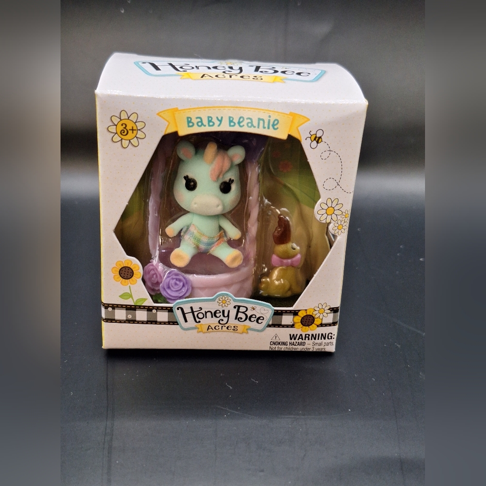 Honey Bee Acres Baby Beanie Unicorn Mini Figure Easter 2023 Toy NEW